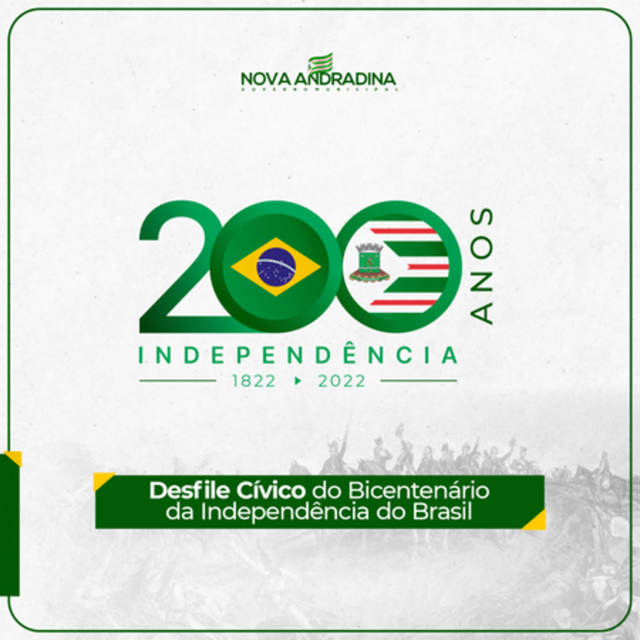 Center 200 anos independencia do brasil